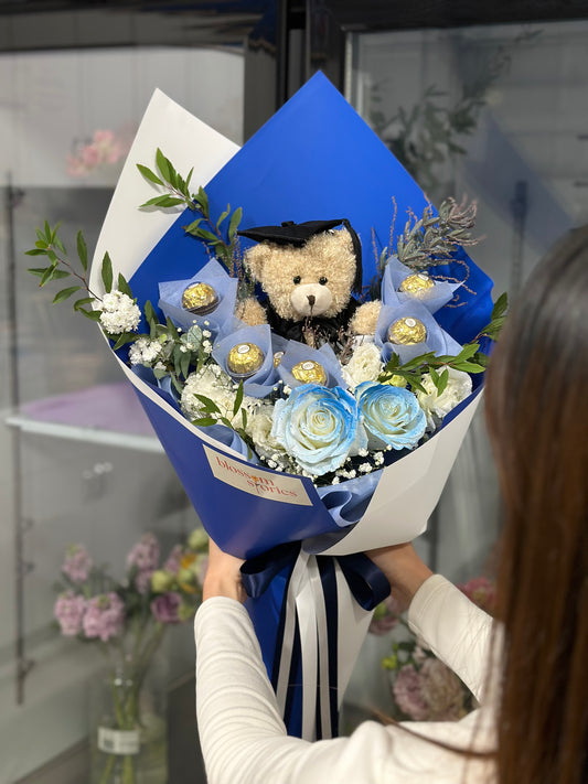 Graduation Bear Bouquet