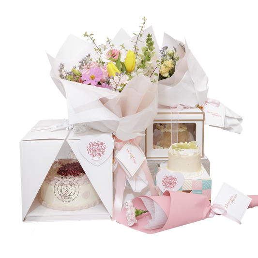 Cake & Bloom Mother's Day Set