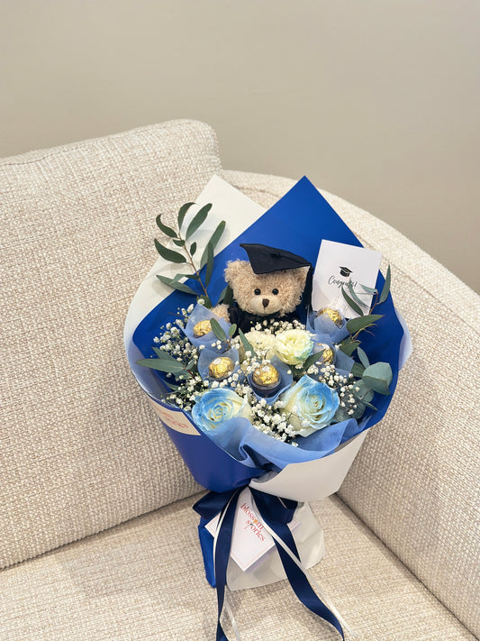 Graduation Bear Bouquet